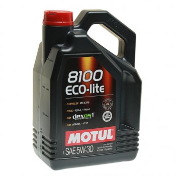 5 649 р. Масло моторное 8100 ECO-LITE 5W30 синт.4л MOTUL MOTUL 108213  с доставкой в г. Кемерово. Увеличить фотографию 1