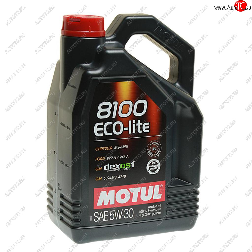 5 649 р. Масло моторное 8100 ECO-LITE 5W30 синт.4л MOTUL MOTUL 108213  с доставкой в г. Кемерово