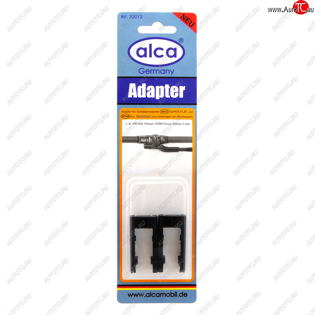 141 р. Адаптер щетки стеклоочистителя AL-120 комплект 2шт. ALCA ALCA 300120  с доставкой в г. Кемерово