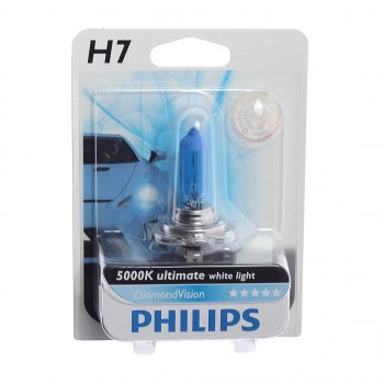 1 399 р. Лампа 12V H7 55W PX26d 5000K блистер (1шт.) Diamond Vision PHILIPS PHILIPS 12972dvb1  с доставкой в г. Кемерово. Увеличить фотографию 1