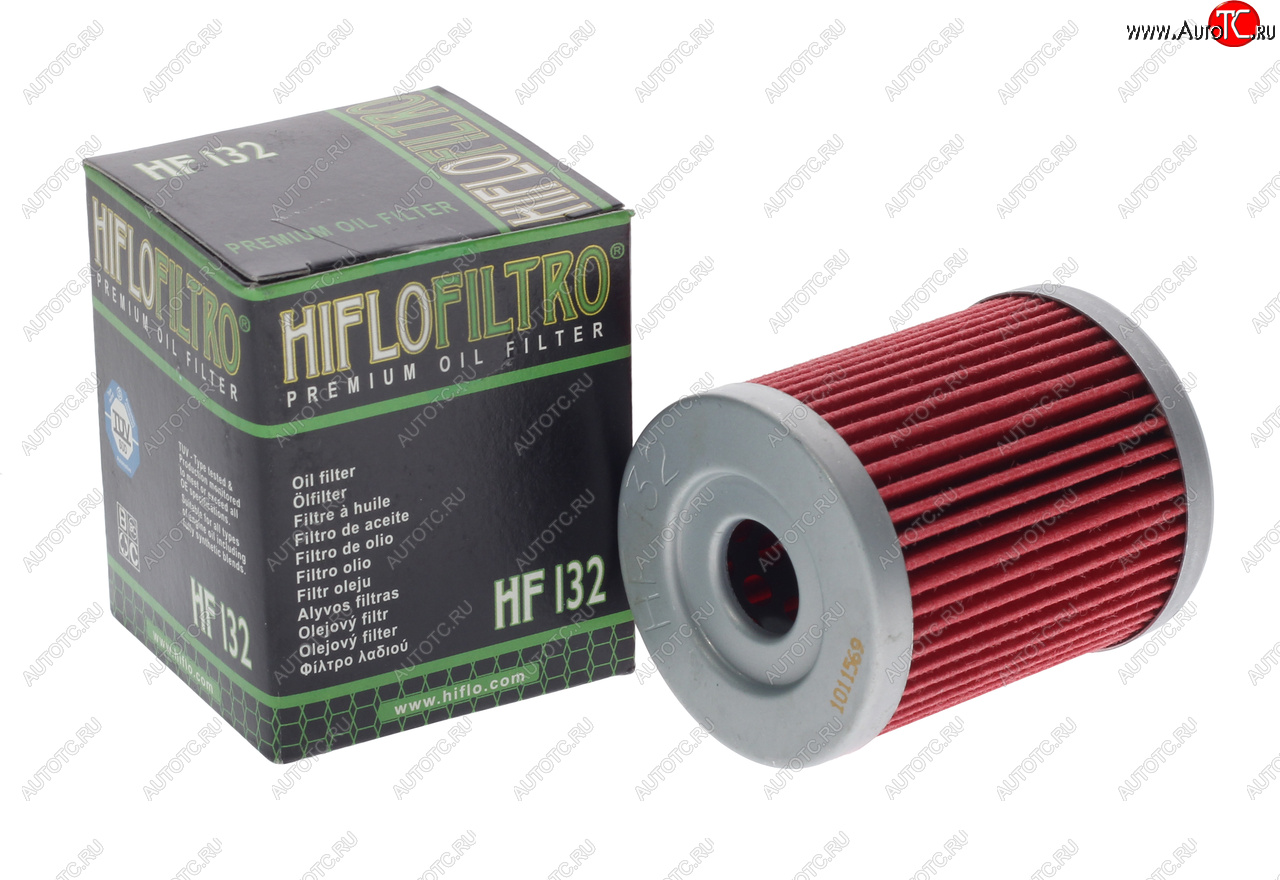 439 р. Фильтр масляный мото KAWASAKI SUZUKI YAMAHA SYM HIFLO FILTRO HIFLO FILTRO hf132  с доставкой в г. Кемерово