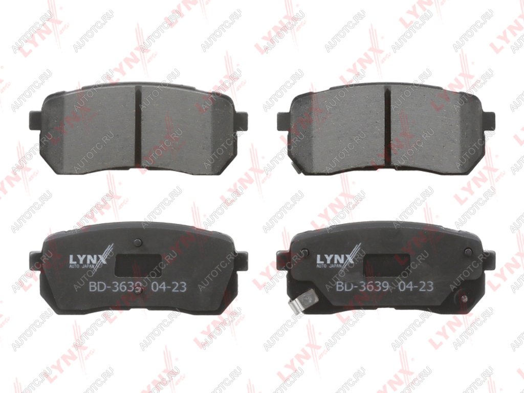 1 299 р. Колодки тормозные задние (4шт.) LYNX KIA Sorento UM/Prime дорестайлинг (2014-2018)  с доставкой в г. Кемерово