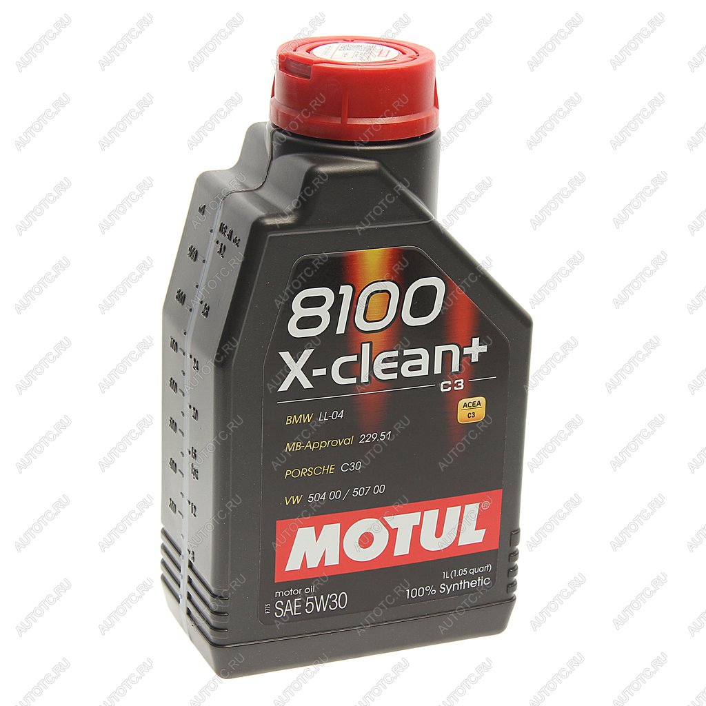 1 499 р. Масло моторное 8100 X-CLEAN+ 5W30 синт.1л MOTUL MOTUL 106376  с доставкой в г. Кемерово