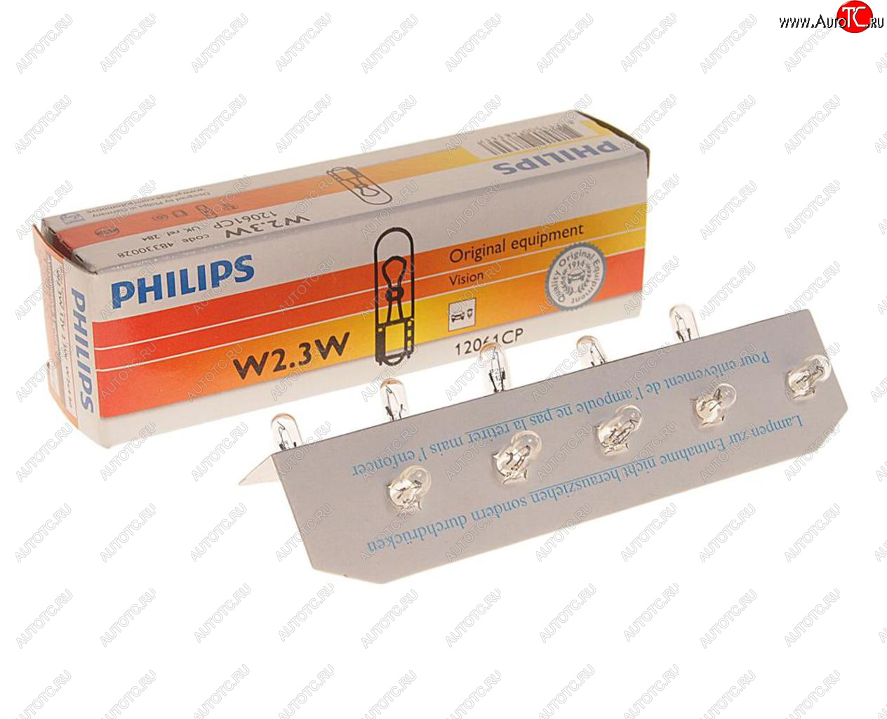49 р. Лампа 12V W2.3W W2x4.6d PHILIPS PHILIPS 12061cp  с доставкой в г. Кемерово