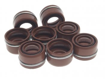 329 р. Колпачок ЯМЗ маслоотражательный комплект 8шт. Viton CAVETTO CAVETTO 236-1007262  с доставкой в г. Кемерово. Увеличить фотографию 1