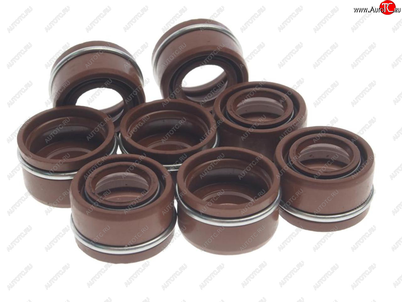 329 р. Колпачок ЯМЗ маслоотражательный комплект 8шт. Viton CAVETTO CAVETTO 236-1007262  с доставкой в г. Кемерово