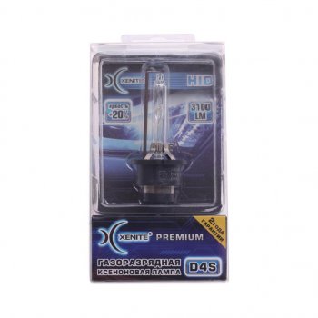 1 489 р. Лампа ксеноновая D4S 5000K +20% бокс Premium XENITE XENITE 1002023 XENITE 1002023  с доставкой в г. Кемерово. Увеличить фотографию 1