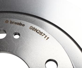 3 699 р. Диск тормозной MITSUBISHI Outlander (12-) задний (1шт.) BREMBO BREMBO 08.n267.11  с доставкой в г. Кемерово. Увеличить фотографию 4
