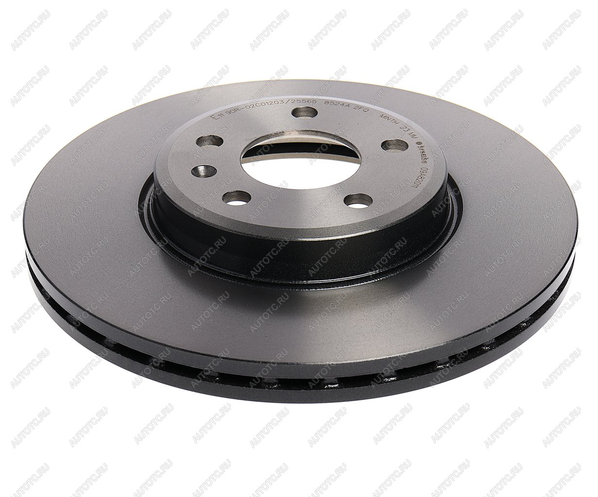 5 599 р. Диск тормозной AUDI A4 (07-),A5 (07-) передний (1шт.) BREMBO BREMBO 09.a820.11  с доставкой в г. Кемерово