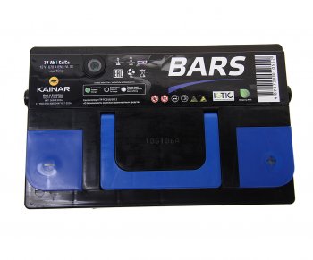 9 249 р. Аккумулятор BARS 77Ач обратная полярность BARS 6ст77(0)  с доставкой в г. Кемерово. Увеличить фотографию 2