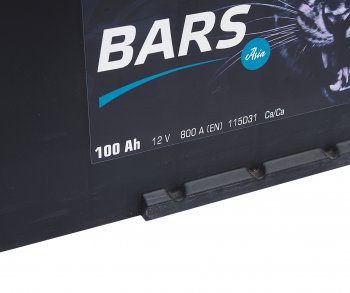 11 349 р. Аккумулятор BARS Asia 100Ач BARS 6ст100(1) 115d31r  с доставкой в г. Кемерово. Увеличить фотографию 2