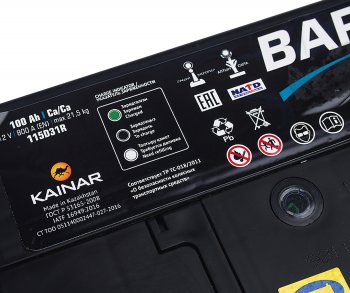 11 349 р. Аккумулятор BARS Asia 100Ач BARS 6ст100(1) 115d31r  с доставкой в г. Кемерово. Увеличить фотографию 4