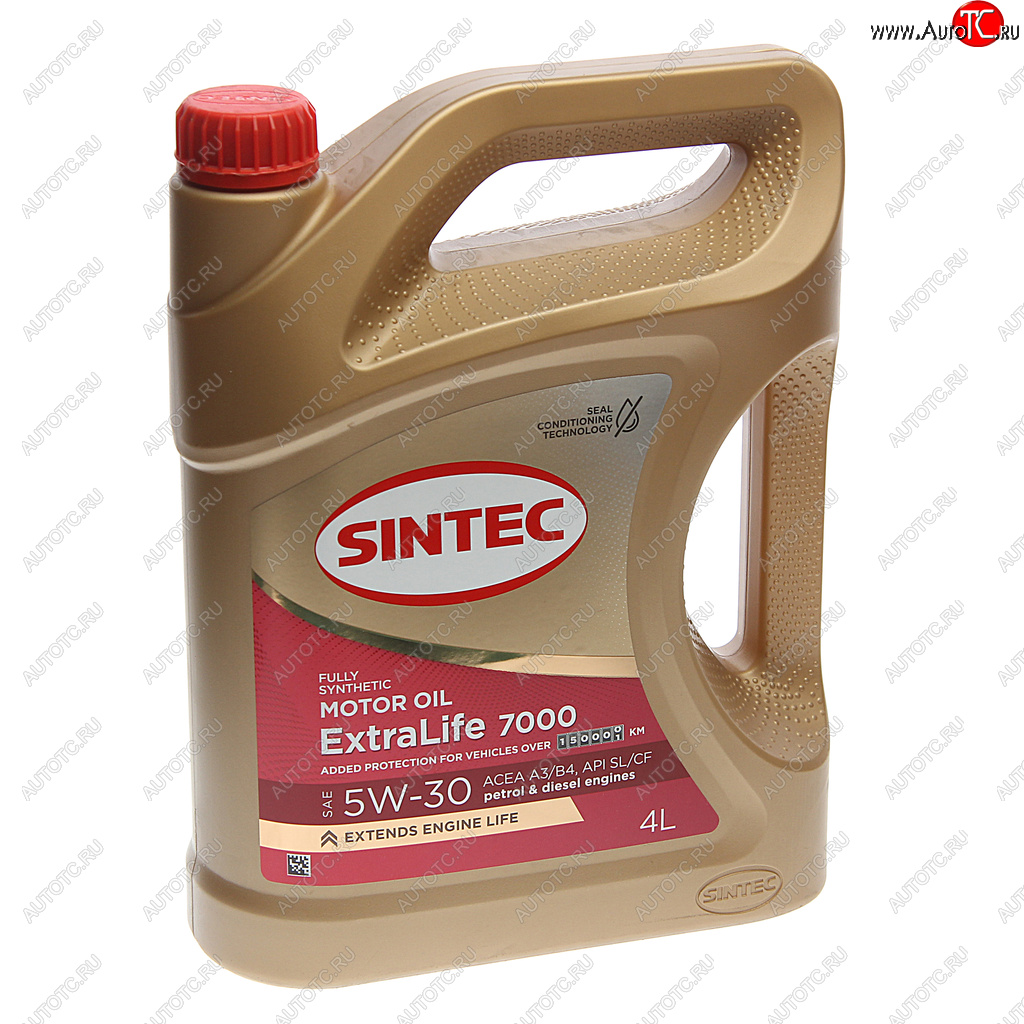 2 149 р. Масло моторное ExtraLife 7000 A3B4 5W30 синт.4л SINTEC SINTEC 600256  с доставкой в г. Кемерово