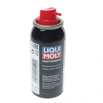 749 р. Смазка для цепи мотоциклов белая Motorbike Kettenspray weiss 0.05л LIQUI MOLY LIQUI MOLY 1592  с доставкой в г. Кемерово. Увеличить фотографию 2
