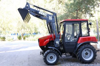 238 999 р. Погрузчик МТЗ-320 (ТУРС-400) навесной (база на поддоне) САЛЬСК САЛЬСКСЕЛЬМАШ турс-400-0  с доставкой в г. Кемерово. Увеличить фотографию 1