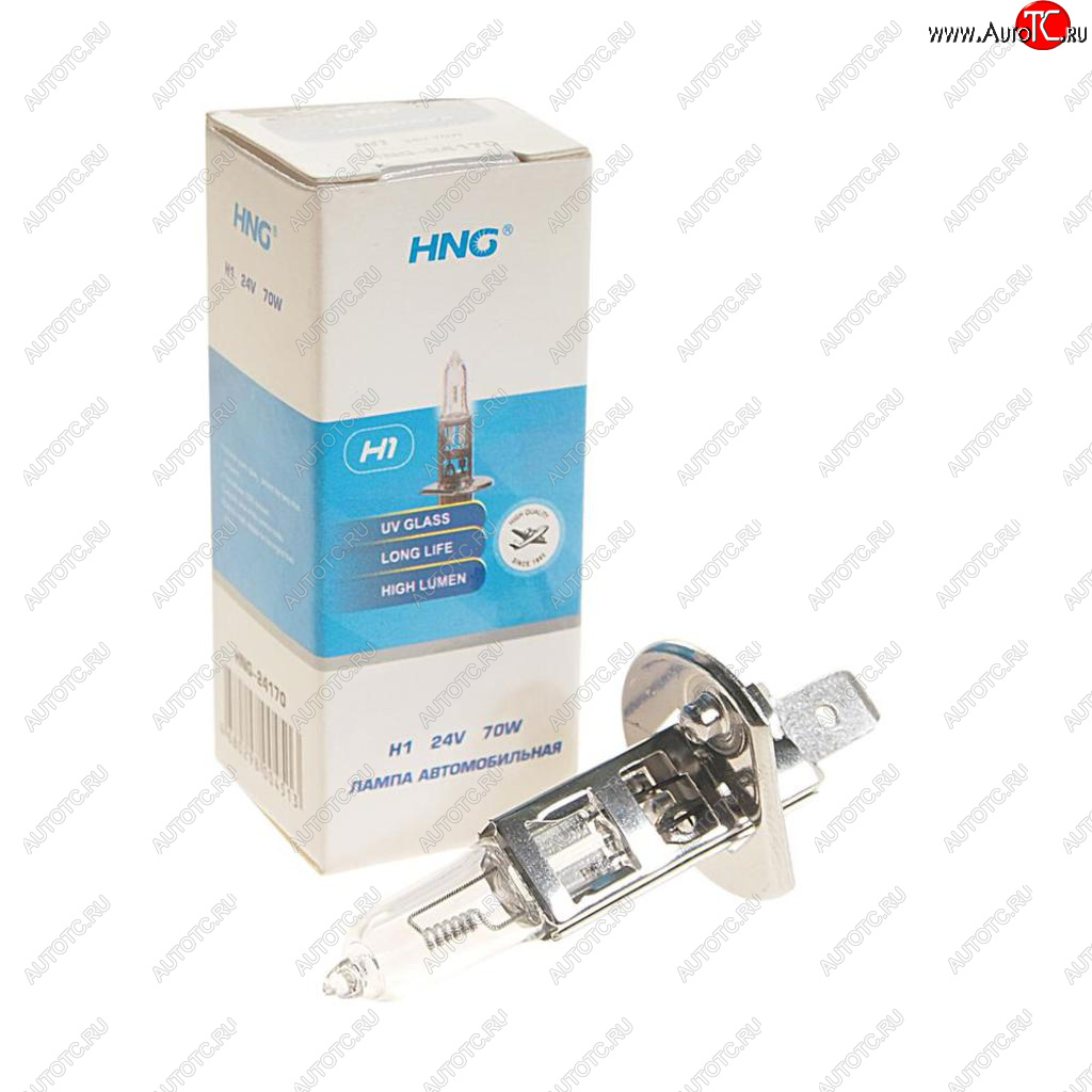 81 р. Лампа 24V H1 70W P14.5s Long Life HNG HNG 24170  с доставкой в г. Кемерово