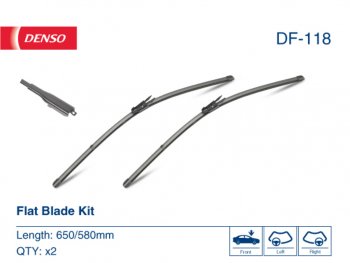 2 999 р. Щетка стеклоочистителя MERCEDES A (W169),B (W245) комплект DENSO DENSO df-118  с доставкой в г. Кемерово. Увеличить фотографию 3