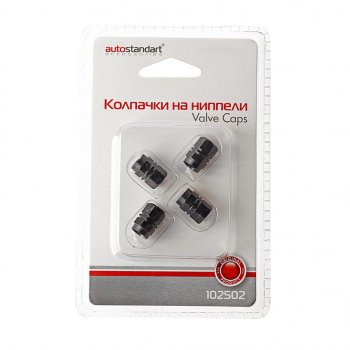 226 р. Колпачок на ниппель колеса декоративный металлический комплект AUTOSTANDART AUTOSTANDART 102502  с доставкой в г. Кемерово. Увеличить фотографию 1