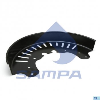 1 679 р. Щиток VOLVO пылезащитный заднего тормоза SAMPA SAMPA 035.026  с доставкой в г. Кемерово. Увеличить фотографию 1