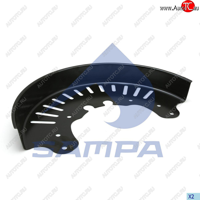 1 679 р. Щиток VOLVO пылезащитный заднего тормоза SAMPA SAMPA 035.026  с доставкой в г. Кемерово