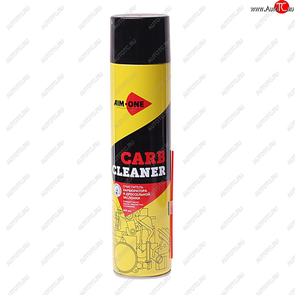 369 р. Очиститель карбюратора и дроссельных заслонок 650мл аэрозоль Carb Cleaner+ AIM-ONE AIM-ONE ac-650  с доставкой в г. Кемерово