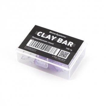 749 р. Глина полировочная 100гр Clay Bar SHINE SYSTEMS SHINE SYSTEMS ss530  с доставкой в г. Кемерово. Увеличить фотографию 2