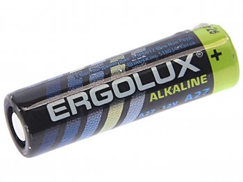 53 р. Батарейка A27 12V (пульт сигнализации) блистер 5шт. (цена за 1шт.) Alkaline ERGOLUX ERGOLUX a27-bp5  с доставкой в г. Кемерово. Увеличить фотографию 1
