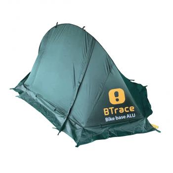 9 439 р. Палатка BTrace Bike base ALU (зеленая)  t0526  с доставкой в г. Кемерово. Увеличить фотографию 1