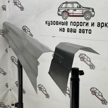 Комплект порогов (Ремкомплект) Пороги-Авто Cadillac Escalade  GMTK2 джип 5 дв. (2015-2020) короткая база (холоднокатаная сталь 1 мм)