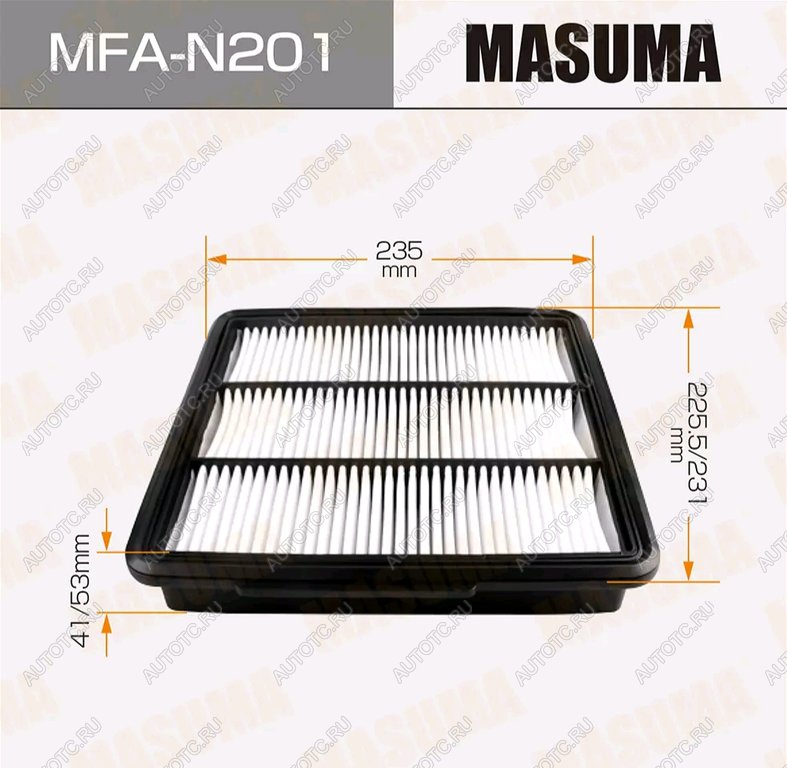819 р. Фильтр воздушный INFINITI M45 MASUMA MASUMA mfa-n201  с доставкой в г. Кемерово