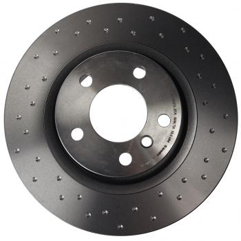 9 599 р. Диск тормозной BMW X3 (F25),X4 (F26) задний (перфорированный) (1шт.) BREMBO BREMBO 09b5691x  с доставкой в г. Кемерово. Увеличить фотографию 3