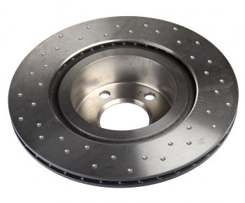9 599 р. Диск тормозной BMW X3 (F25),X4 (F26) задний (перфорированный) (1шт.) BREMBO BREMBO 09b5691x  с доставкой в г. Кемерово. Увеличить фотографию 2
