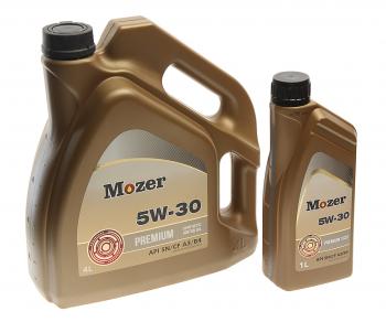 1 699 р. Масло моторное Premium SNCF 5W30 синт.4+1л MOZER MOZER 4636304939  с доставкой в г. Кемерово. Увеличить фотографию 1