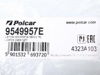 719 р. Фонарь освещения знака номерного SKODA Superb (02-) POLCAR POLCAR 9549957e  с доставкой в г. Кемерово. Увеличить фотографию 4
