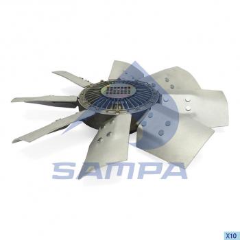 39 999 р. Вискомуфта SCANIA 3 series (87-) привода вентилятора (с крыльчаткой) SAMPA SAMPA 041.402  с доставкой в г. Кемерово. Увеличить фотографию 1