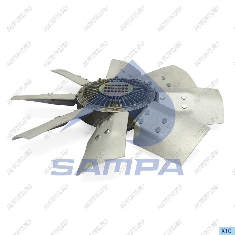 39 999 р. Вискомуфта SCANIA 3 series (87-) привода вентилятора (с крыльчаткой) SAMPA SAMPA 041.402  с доставкой в г. Кемерово