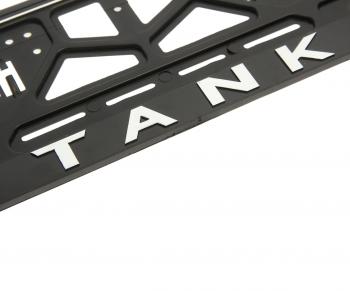 147 р. Рамка знака номерного TANK рельефная черная ЛОГОАВТО ЛОГОАВТО tank  с доставкой в г. Кемерово. Увеличить фотографию 2