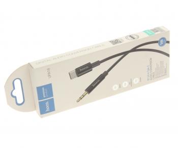 299 р. Переходник USB Type C на jack 3.5 HOCO HOCO upa19 черный  с доставкой в г. Кемерово. Увеличить фотографию 2