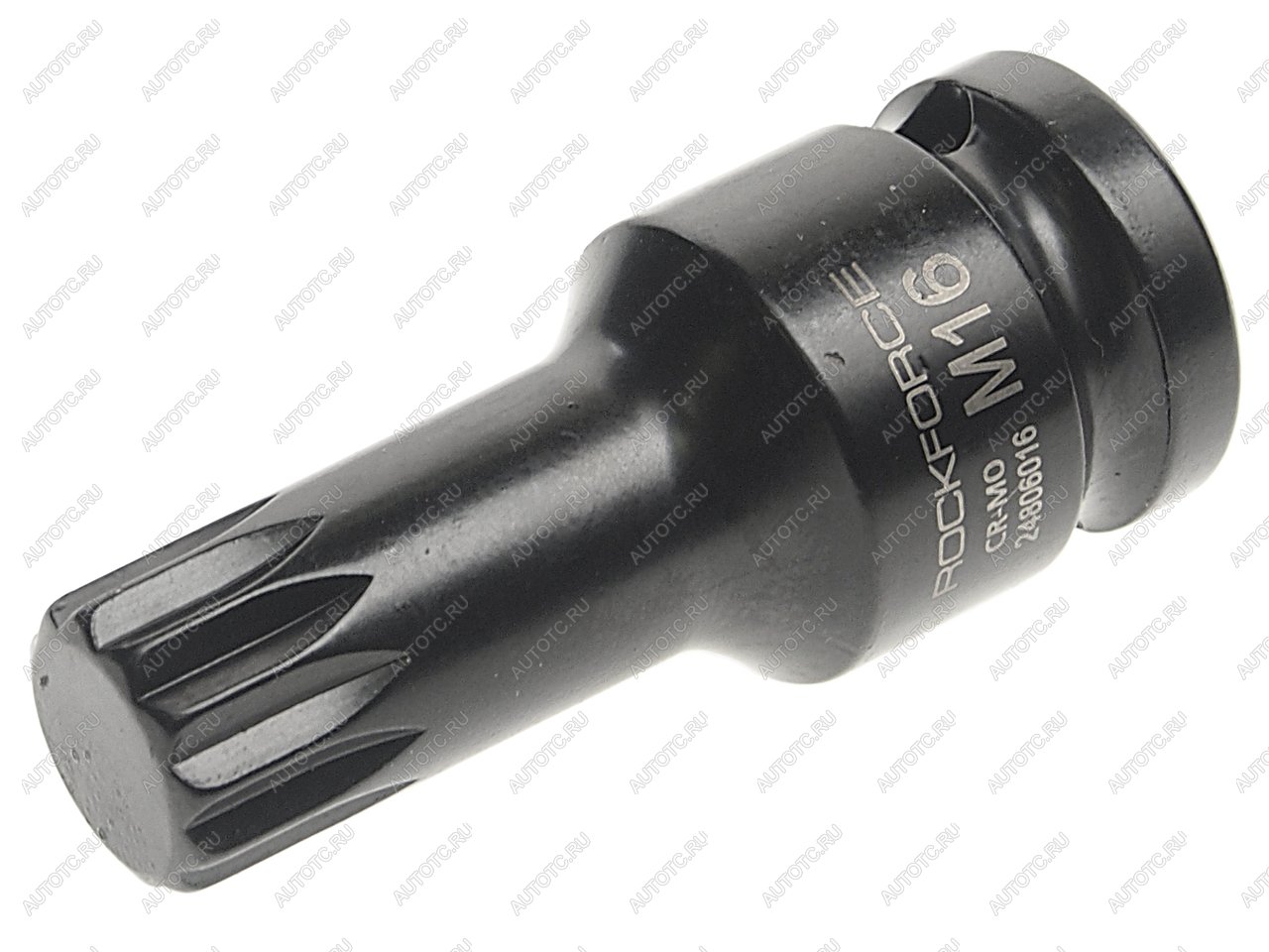 399 р. Бита-головка 12 SPLINE M16 ударная ROCKFORCE ROCKFORCE rf-24806016  с доставкой в г. Кемерово