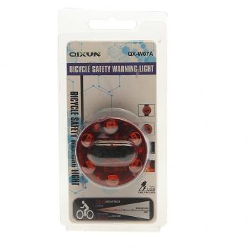 499 р. Фонарь велосипедный задний USB кабель с аккумулятором 3 функции Led RAPIDO RAPIDO qx-w07a  с доставкой в г. Кемерово. Увеличить фотографию 3