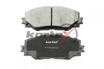 1 559 р. Колодки тормозные передние (4шт.) KORTEX Toyota Auris E150 хэтчбэк 5 дв. дорестайлинг (2006-2010)  с доставкой в г. Кемерово. Увеличить фотографию 3