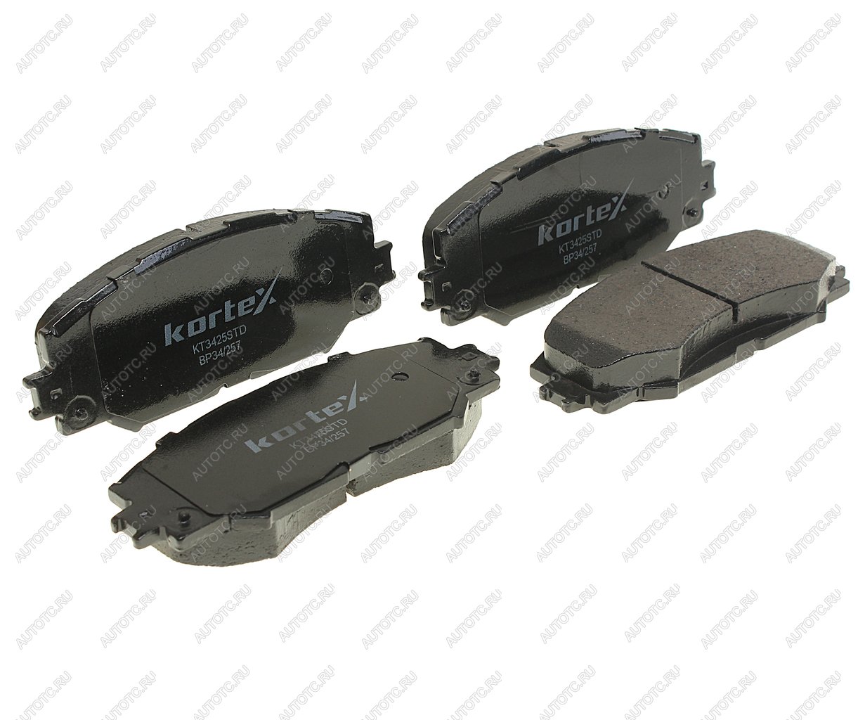 1 559 р. Колодки тормозные передние (4шт.) KORTEX Toyota Auris E150 хэтчбэк 5 дв. дорестайлинг (2006-2010)  с доставкой в г. Кемерово