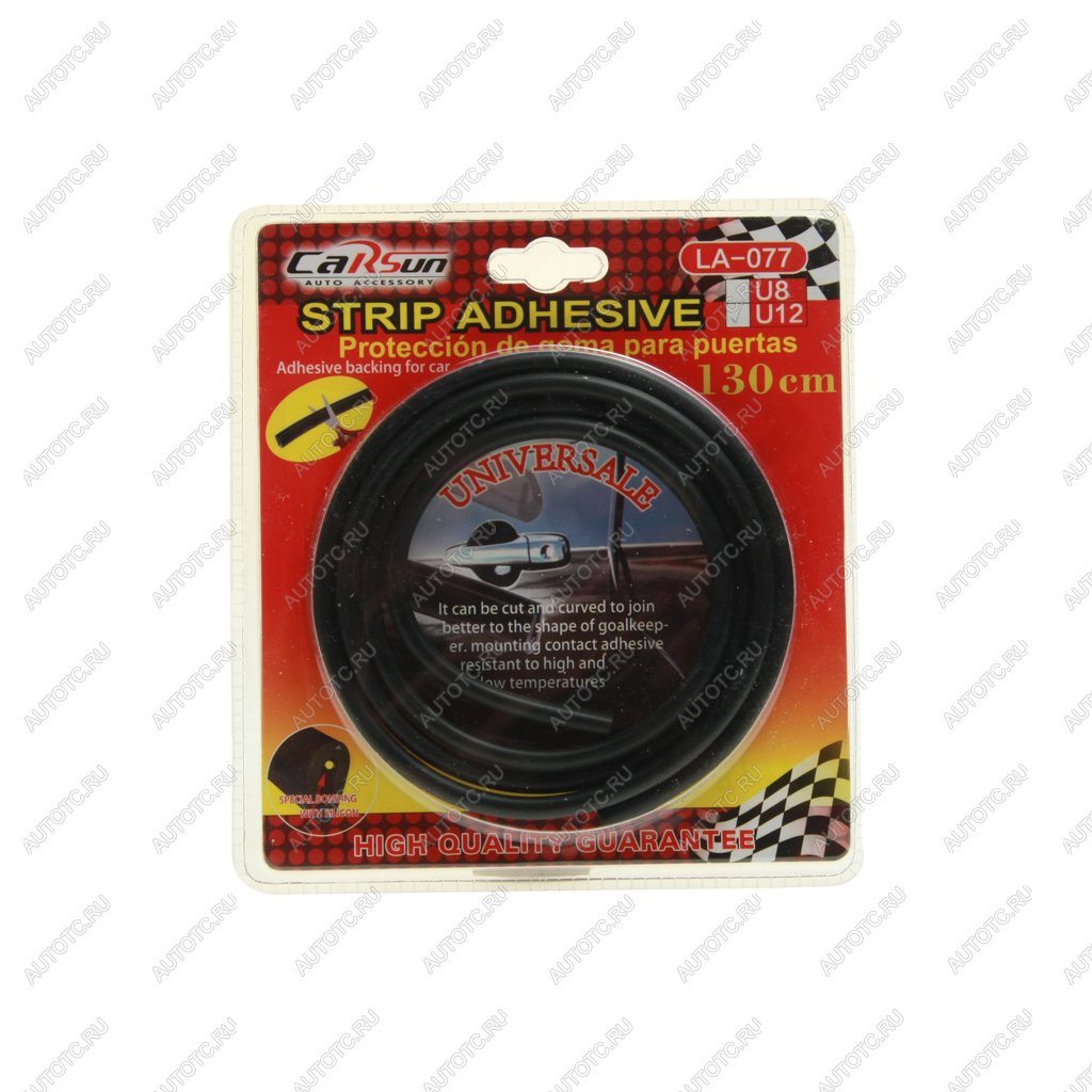 138 р. Молдинг 12мм х1.3м черный (блистер) CARSUN CARSUN la-077 12mm (bk)  с доставкой в г. Кемерово