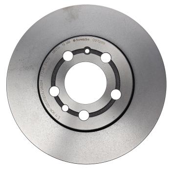 4 399 р. Диск тормозной VW Golf 4,5 AUDI A2,A3 SKODA Fabia,Octavia передний (1шт.) BREMBO BREMBO 09.7011.11  с доставкой в г. Кемерово. Увеличить фотографию 3