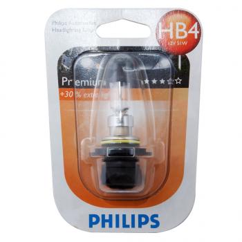 829 р. Лампа 12V HB4 55W P22d +30% блистер (1шт.) Premium PHILIPS PHILIPS 9006prb1  с доставкой в г. Кемерово. Увеличить фотографию 1