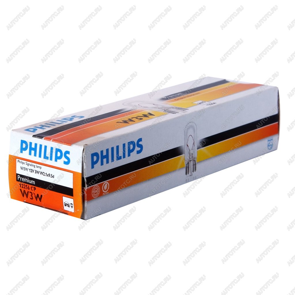 43 р. Лампа 12V W3W W2.1x9.5d PHILIPS PHILIPS 12256cp  с доставкой в г. Кемерово
