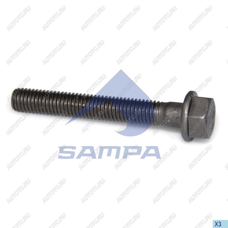 55 р. Болт MERCEDES MK,SK,NG дв.OM401-449 коллектора выпускного (M10x1.5x70мм) SAMPA SAMPA 010.091  с доставкой в г. Кемерово