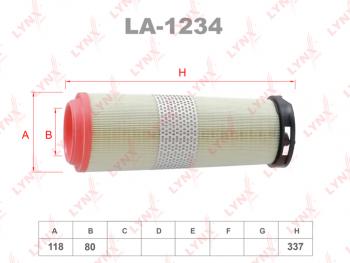 1 299 р. Фильтр воздушный MERCEDES C (W203) (2.02.2CDI) LYNX LYNX la1234  с доставкой в г. Кемерово. Увеличить фотографию 1