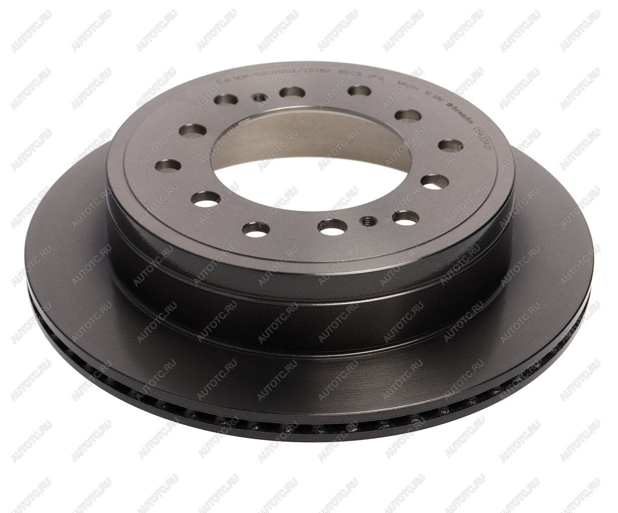 6 699 р. Диск тормозной LEXUS GX series TOYOTA Land Cruiser 120 (09-) задний (1шт.) BREMBO BREMBO 09.a334.21  с доставкой в г. Кемерово