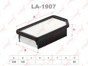 579 р. Фильтр воздушный KIA Soul (09-) LYNX LYNX la1907  с доставкой в г. Кемерово. Увеличить фотографию 1